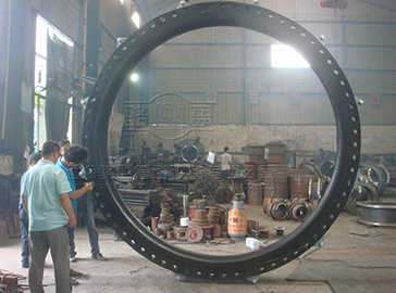 內蒙古包頭市石拐區大口徑翻邊橡膠接頭